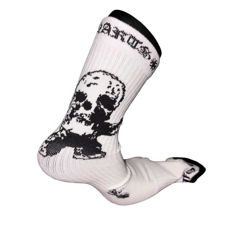Chrome Hearts FOTI Jarvis Harris Teeter Mahalia Skull Socks Medium 5-8 Men - Picture 2 of 8
